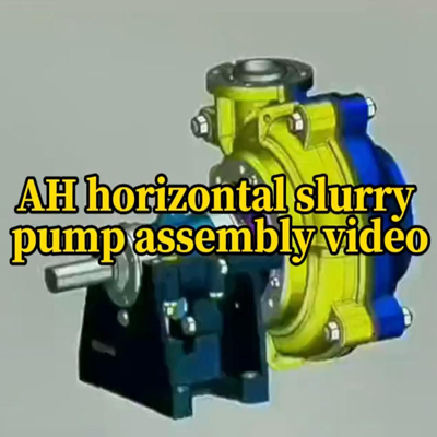 AH horizontal slurry pump assembly video